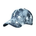 thumbnail image 1 of Siminsem Star Printed Outdoor Personality Baseball Cap for Men Women Under $8 Breathable American Style Cap with Star Pattern Lightweight Mesh Ventilation Adjustable Snapback Hat for Running Hiking, 1 of 9