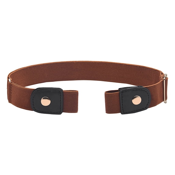 Siminsem Unbuttoned Elastic Belt for Men & Women Under $8 No-Buckle Stretch Slim Belt for Jeans Dresses & Trousers – One-Touch Adjustable Waistband