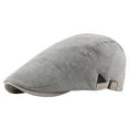 thumbnail image 1 of Siminsem Unisex Breathable Mesh Summer Newsboy Hat Under $8 Ivy Cap Cabbie Flat Cap with Ventilated Panels Lightweight Cotton Blend Beret for Men Women Adjustable Snapback for Daily Casual Wear, 1 of 3