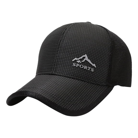 Siminsem Unisex Mesh Brim Tennis Cap with Outside Sunscreen Protection Under $10 Breathable Adjustable Baseball Hat for Men Women Lightweight Quick-Dry Cap for Outdoor Sports