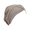 thumbnail image 1 of Siminsem Women Casual Multicolor Forehead Cap Under $8 Fashion Color Hijab Muslim Base Cap â Soft Breathable Stretchy Underscarf for Daily Prayer Work Travel Under Scarf, 1 of 2