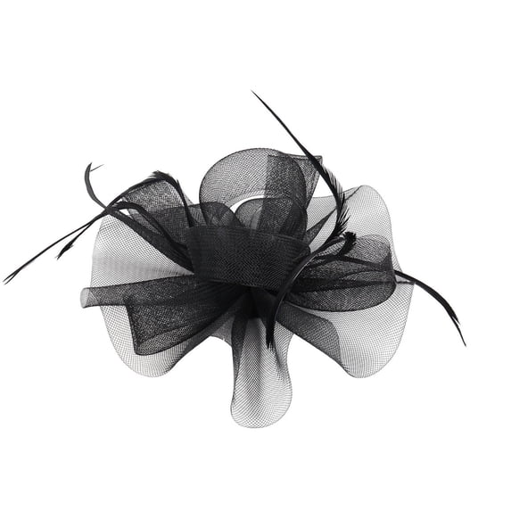Siminsem Women Girl Fascinators Hair Clip Hairpin Hat with Mesh Veil & Flower Under $8 Elegant Cocktail Wedding Tea Party Hat for Kentucky Derby Church Racecourse Garden Party