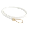 thumbnail image 1 of Siminsem Women's Fashion Versatile Thin Belt Under $8 Color Leather Strap with Knotted Metal Buckle â Slim Waist Accent for Jeans Dresses & Blazers, 1 of 3