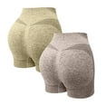 thumbnail image 1 of Siminsem Women's High Waisted Biker Shorts with Pockets 2 Pack Tummy Control Yoga Shorts for Women 4 Way Stretch Workout Gym Running Shorts Athletic Shorts Buttery Soft 5", K,S, 1 of 2