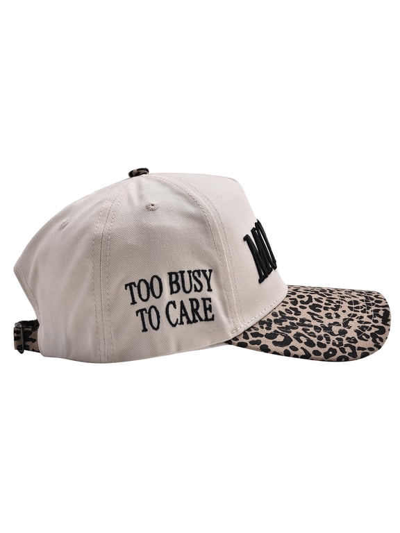 Women’s Mommin Trucker Hat Retro Two Tone Ponytail Baseball Cap Embroidered Adjustable Hat Great Present for Mom & Women