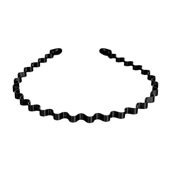 Siminsem Women's Non-Slip Headband with Teeth Comb, Hair Breakage Prevention Elastic Headbands for Washing Face Makeup Yoga Sports Daily Hair Accessories, BK8, One Size
