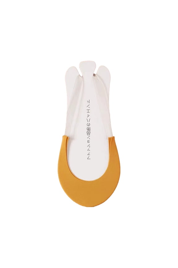 Women's Toe Topper Socks Under $5 Ultra Low Cut Thin Liner Invisible Non Slip Hidden Cotton Nylon Socks for Flats High Heels Loafers