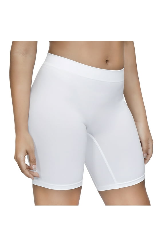 Molasus Women'S Cotton Underwear High Waisted Full Coverage Ladies Panties (Regular Plus Size) White L