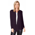 thumbnail image 1 of Simlu Open Front Cardigan Reg and Plus Size Lightweight Cardigans for Women Long Sleeves, 1 of 4