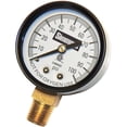 thumbnail image 1 of Simmons Manufacturing Pressure Gauge 1305 - 1/4 In. MPT, 100 psi, Brass, Manual, 1 of 1