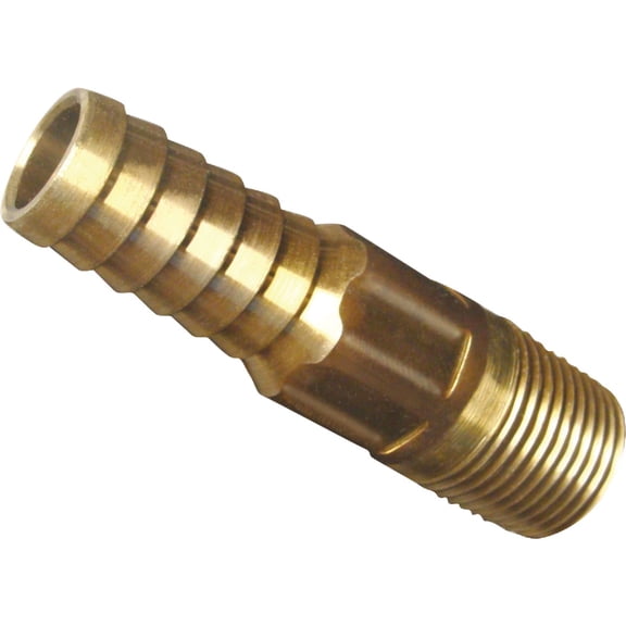 Simmons Manufacturing Simmons 3/4 In. MIP Brass Hose Barb Reducing Adapter MAB-3 — Garden & Landscape Use, Standard Connection