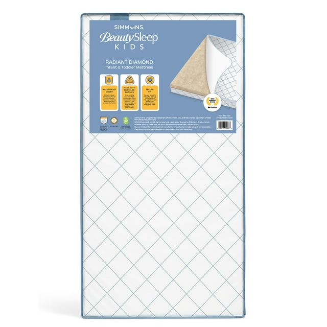 Simmons BeautySleep Kids Radiant Diamond Crib and Toddler Mattress