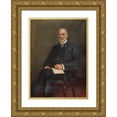 thumbnail image 1 of Simmons, Freeman Willis 11x14 Gold Ornate Wood Framed with Double Matting Museum Art Print Titled - Henry C Ranney, 1 of 4
