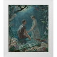 thumbnail image 1 of Simmons, John 12x13 White Modern Wood Framed Museum Art Print Titled - Hermia and Lysander, 1 of 4