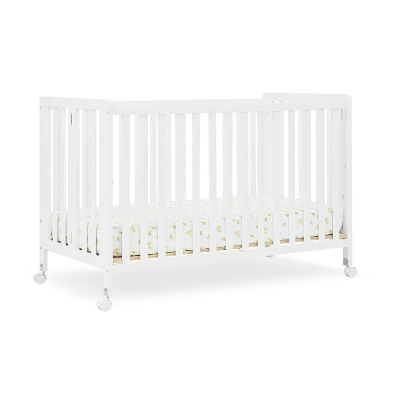 Simmons Kids Aria Full Size Portable Folding Crib Greenguard