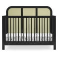 thumbnail image 1 of Simmons Kids Theo 6-in-1 Convertible Crib - Greenguard Gold Certified, Black/Textured Almond, 1 of 16