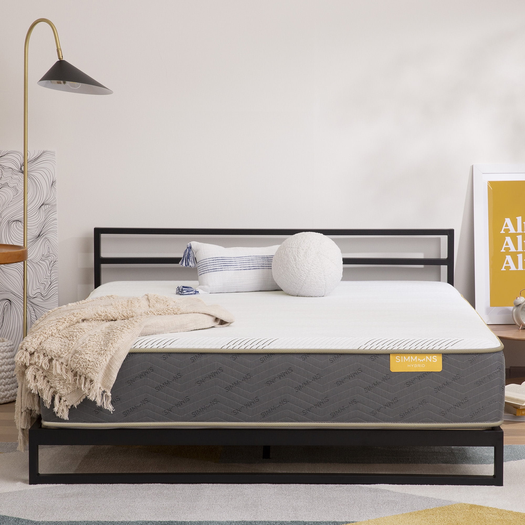 Hybrid plush queen mattress deals
