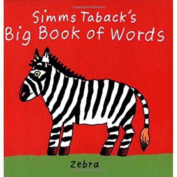 Pre-Owned Simms Taback's Big Book of Words (Hardcover) 1593540353 9781593540357
