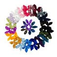 thumbnail image 1 of Simnice 25 Pack Hair Scrunchies Rabbit Bunny Ear Bow Scrunchies Velvet Hair Ties Ponytail Holder, 1 of 7
