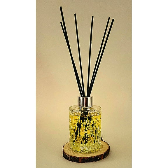 Simon Candles | Citrus Bash | 1 pack | Reed Diffuser Set, Blended Fragrance & 8 Natural Reeds | Non-toxic Fragrance | Home & Office Decor | 4 oz