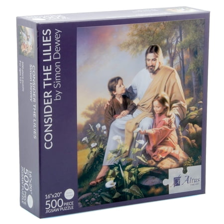 Simon Dewey Christian Puzzle Consider the Lilies 16x20 jigsaw puzzle 500 pieces