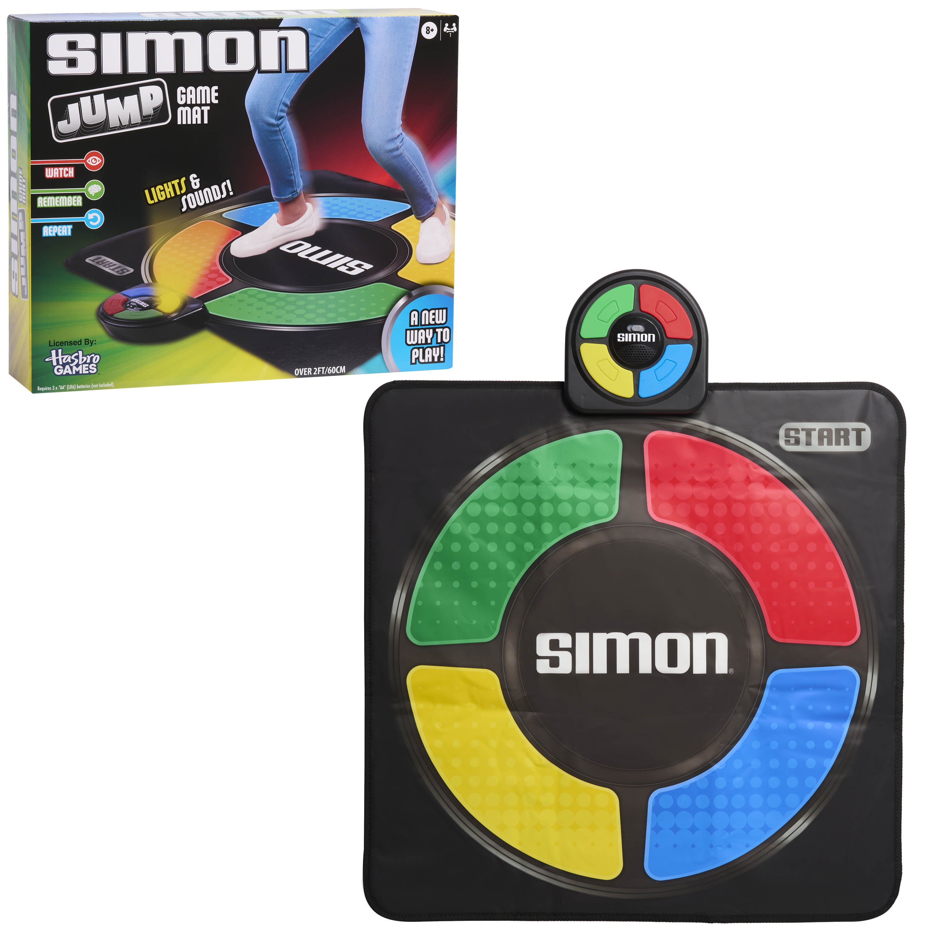 Simon Game Jump Mat, Large Interactive Game Mat, Boys and Girls Toy for Ages 8 Up