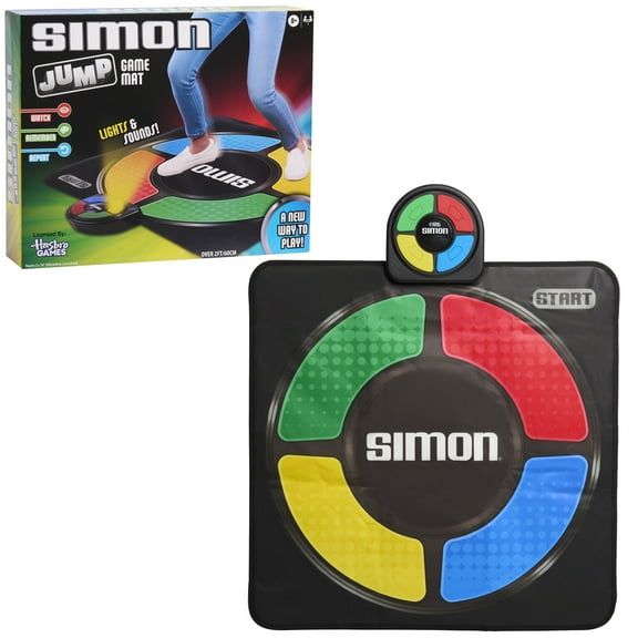 Simon Game Jump Mat, Large Interactive Game Mat, Boys and Girls Toy for Ages 8 Up