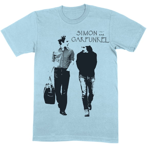 Simon & Garfunkel Unisex T-Shirt Walking (Large)