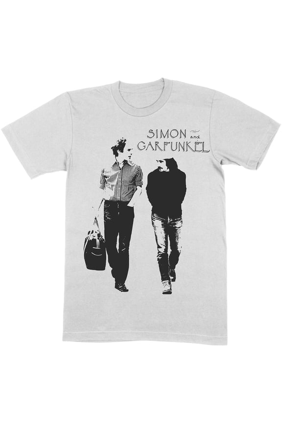 Simon & Garfunkel Unisex T-Shirt Walking (Medium)