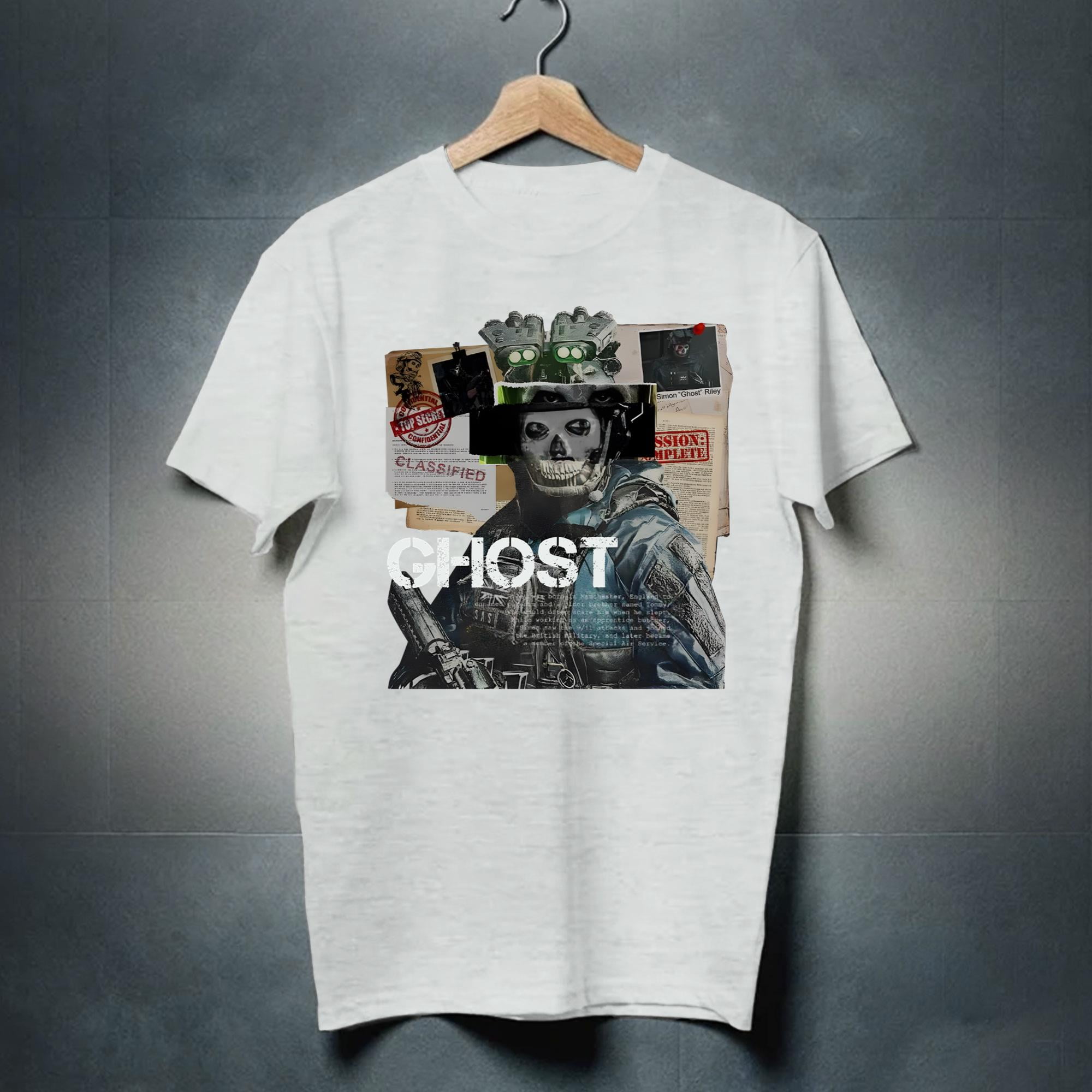 Simon Ghost Riley COD 90s Shirt, Bootleg Modern Warfare 1 2 3 Game ...