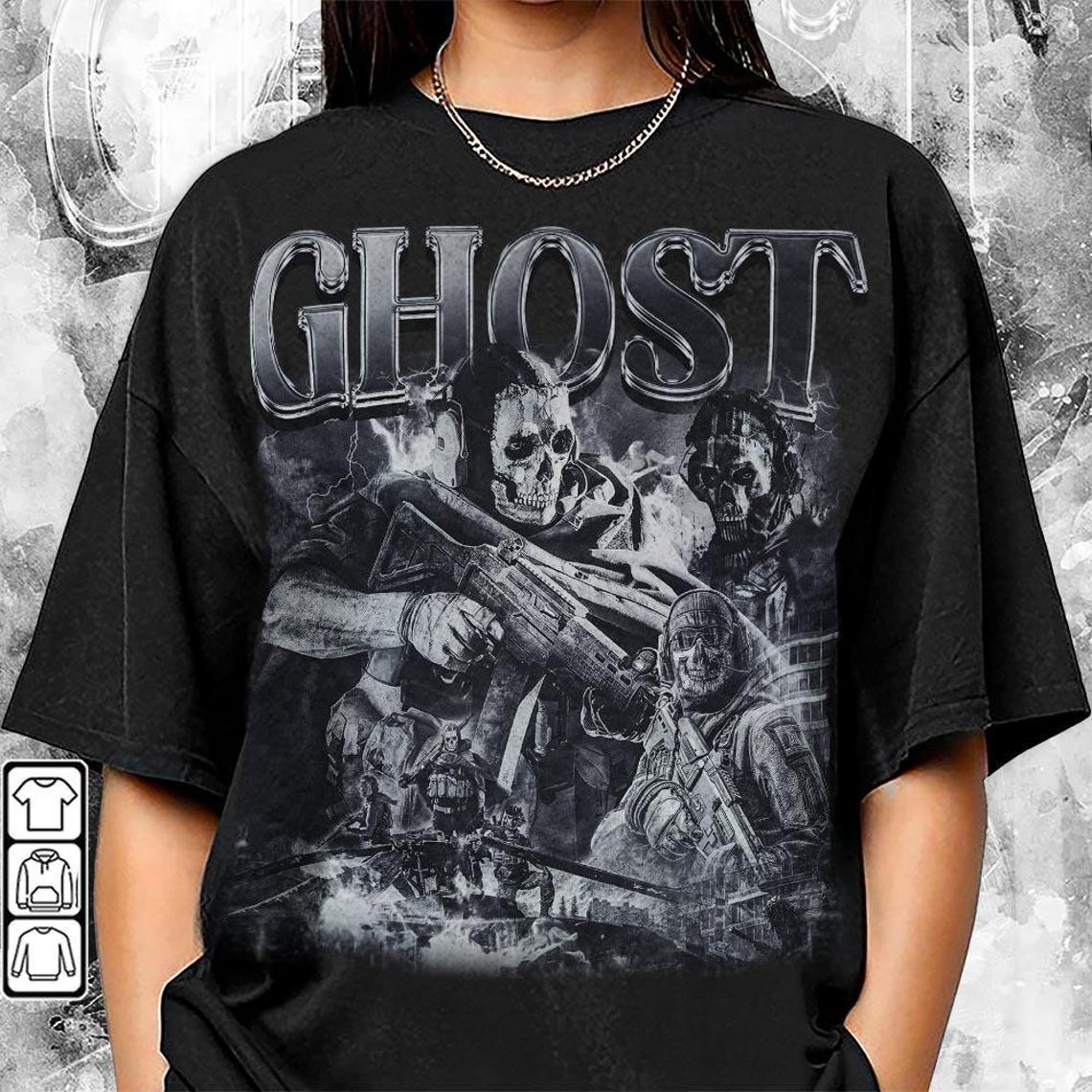 Simon Ghost Riley COD 90s Shirt, Bootleg Modern Warfare 1 2 3 Game