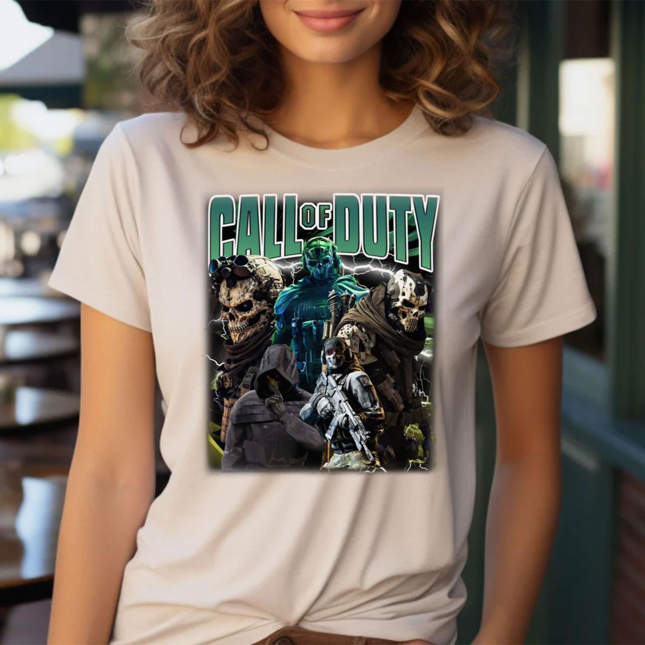 Simon Ghost Riley COD 90s Vintage T-Shirt - Walmart.com