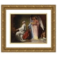 thumbnail image 1 of Simon Glücklich 24x20 Gold Ornate Framed and Double Matted Museum Art Print Titled - St. Cecilia Plays the Organ (1886), 1 of 4