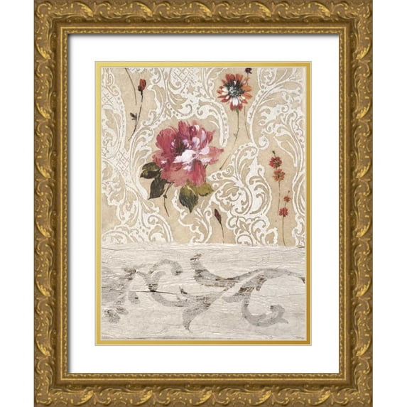 Simon, Helene 12x14 Gold Ornate Wood Framed with Double Matting Museum Art Print Titled - Panneau Neoclassique I