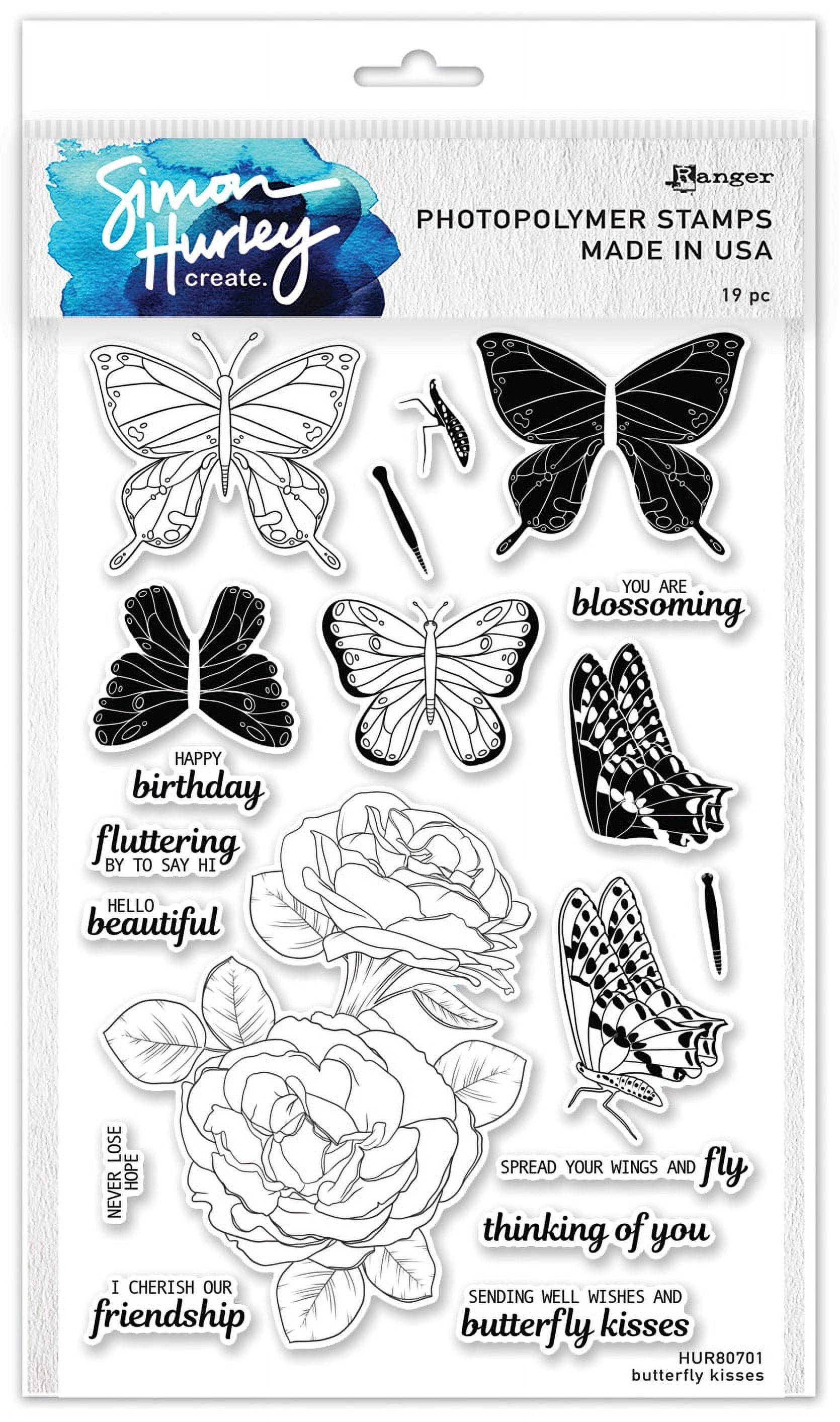 Hero Arts Fairy Kisses Clear Stamps - 4x6 Photopolymer Craft Stamps