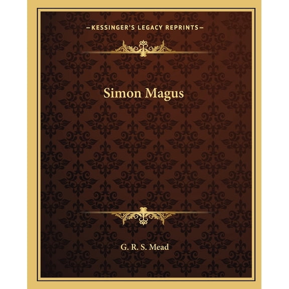 Simon Magus (Paperback)