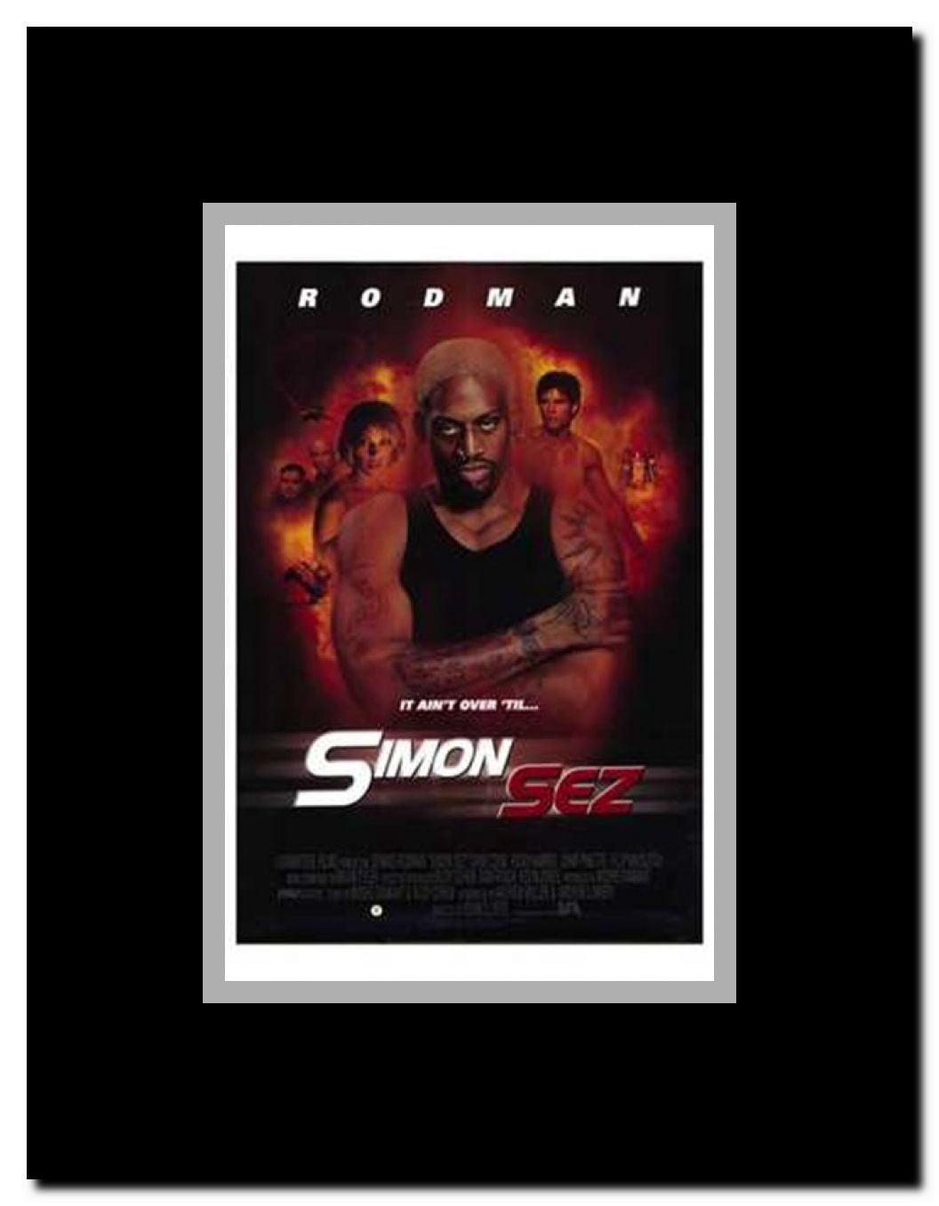 Simon Sez Framed Movie Poster