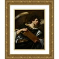thumbnail image 1 of Simon Vouet 19x24 Gold Ornate Framed and Double Matted Museum Art Print Titled - Angels with Attributes of the Passion, the Superscription from the Cross (1627), 1 of 4