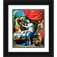 thumbnail image 1 of Simon Vouet 20x23 Black Ornate Framed Double Matted Museum Art Print Titled: The Toilette of Venus (1629), 1 of 5