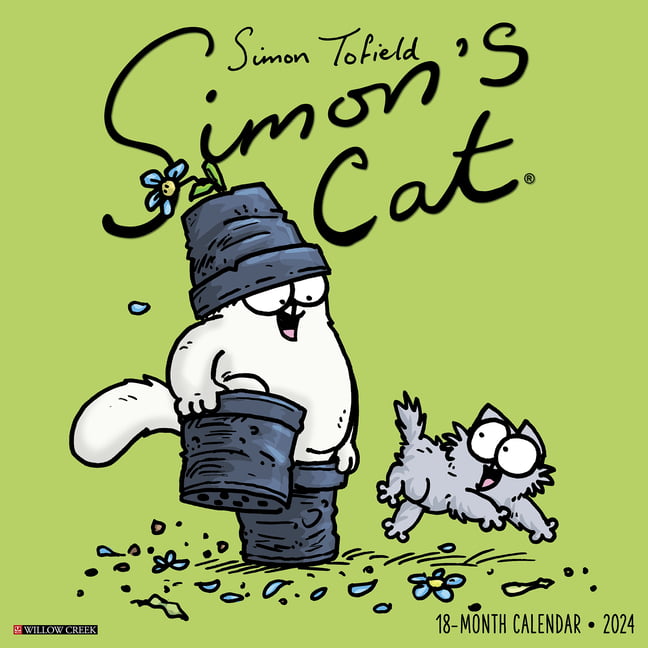 Simon's Cat 2024 12 X 12 Wall Calendar (Other) 