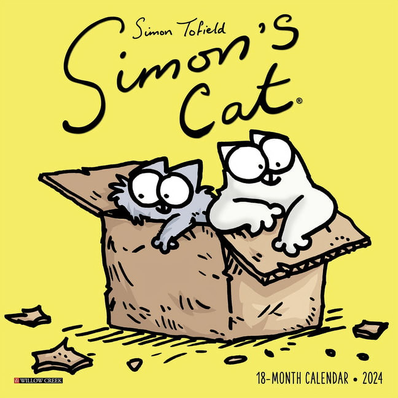 Simon's Cat 2024 7 X 7 Mini Wall Calendar (Other) 