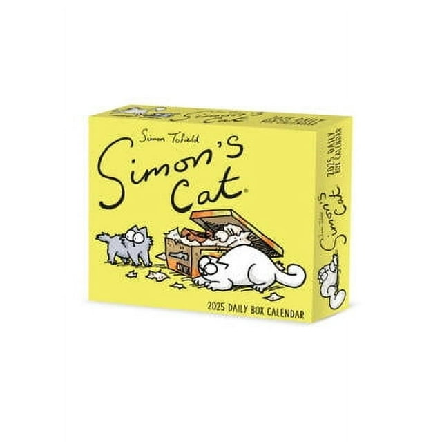 Simon's Cat 2025 6.2 X 5.4 Box Calendar