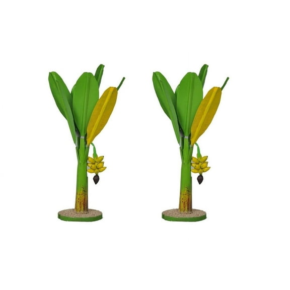 Simonart And Printing 18 in Banana Tree Artificial Trees in Green 2 Count