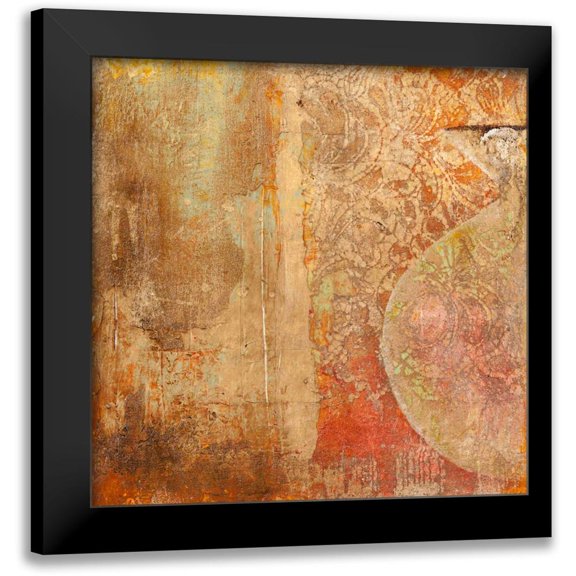 Simoncelli, Charaka 12x12 Black Modern Framed Museum Art Print Titled - Dharma I