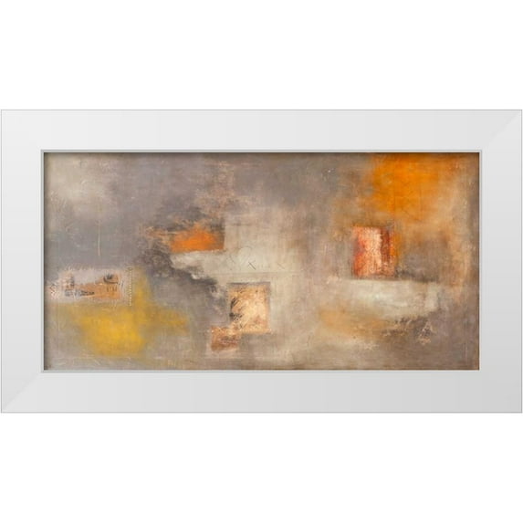 Simoncelli, Charaka 14x9 White Modern Wood Framed Museum Art Print Titled - Soffio del tempo