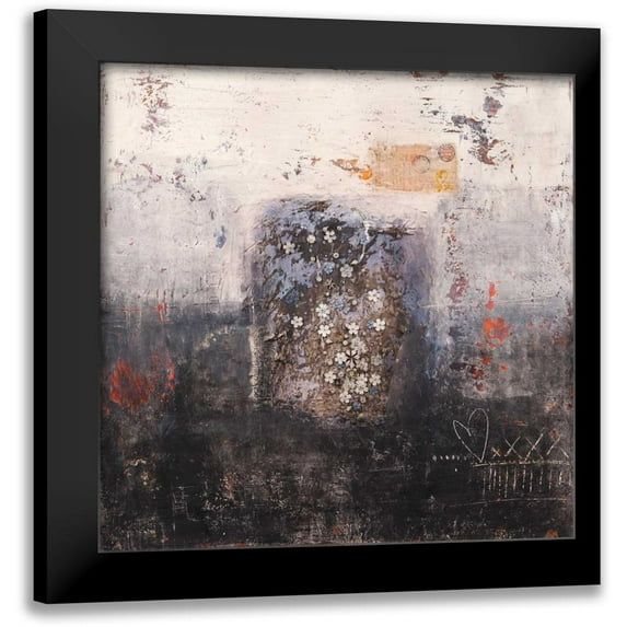 Simoncelli, Charaka 15x15 Black Modern Framed Museum Art Print Titled - Mio unico bene