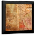 thumbnail image 1 of Simoncelli, Charaka 20x20 Black Modern Framed Museum Art Print Titled - Dharma I, 1 of 5