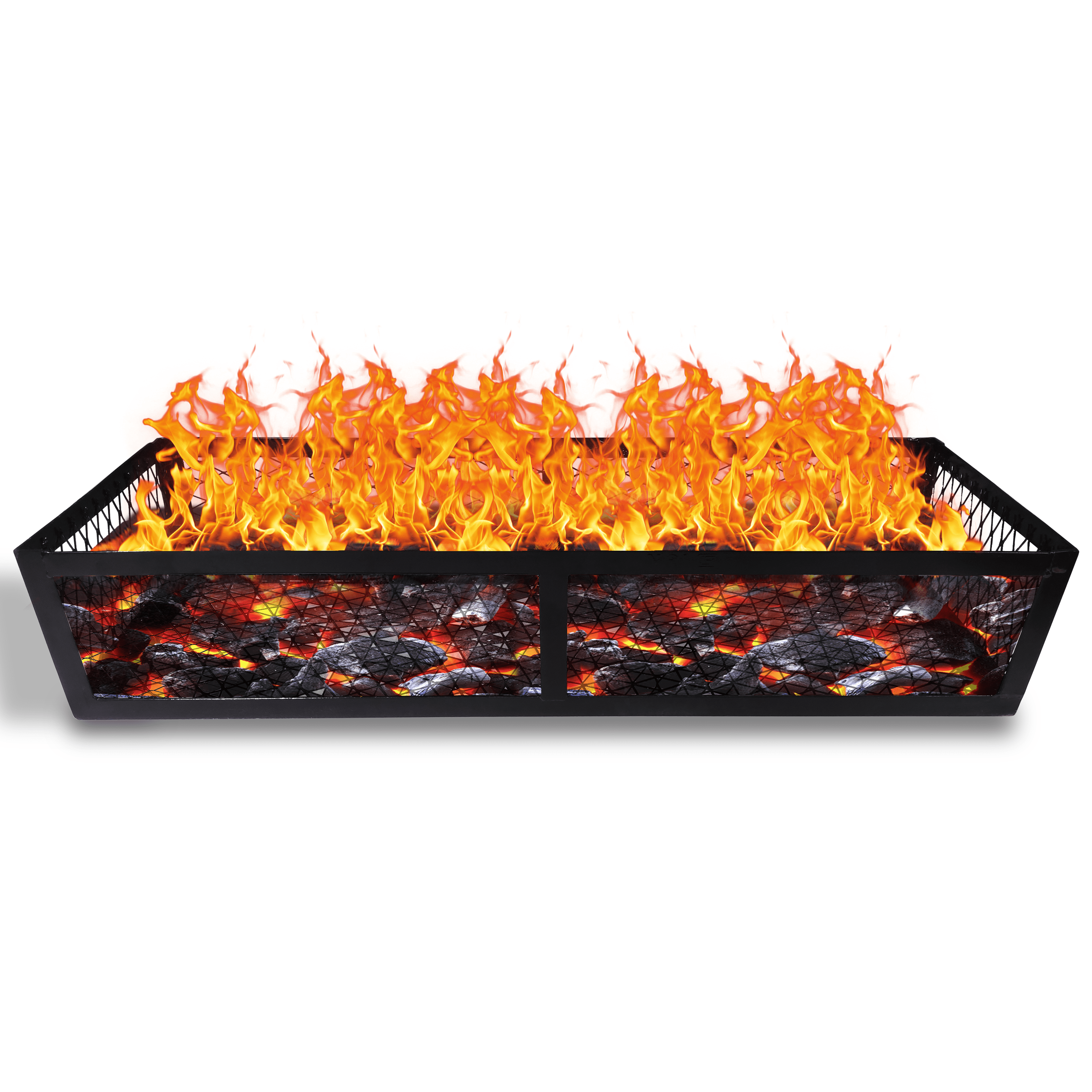Simond Store BBQ Smoker Wood Charcoal Basket Grilling Basket Oklahoma Joe 48 x18 x7 Walmart