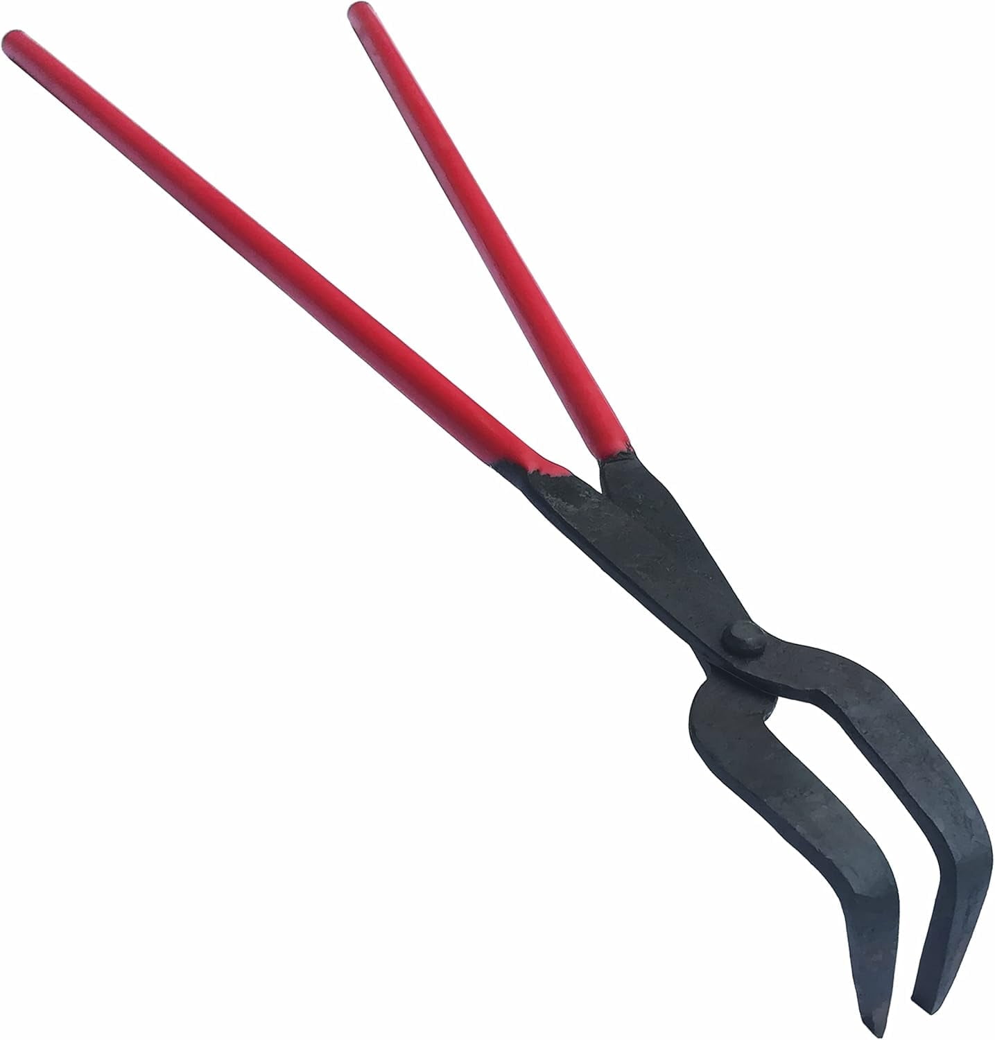 Simond Store 36" Graphite Hinged Blacksmith Tong for Foundry - Hinged Metal Tongs for Clay Graphite and Graphite Crucibles - Heavy Duty Steel Tong for Metal Melting, Refining, Casting Gold & Silver