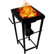 Coal Forge for Blacksmithing - Welded Firepot Coal Forge Kit 10 x 12 Blacksmith Charcoal Forge Tools for Knife Making Blacksmith Coal Forge kit Professionals & Artists Hobbyists Forging.